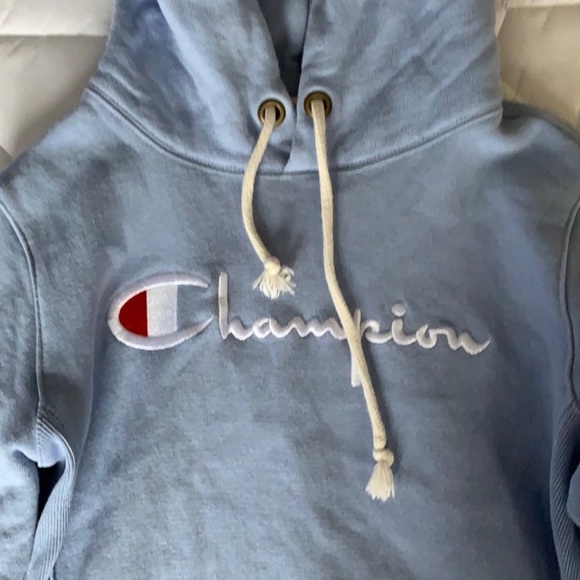 RARE Champion Sweatshirt Blue - Picture 1 of 4